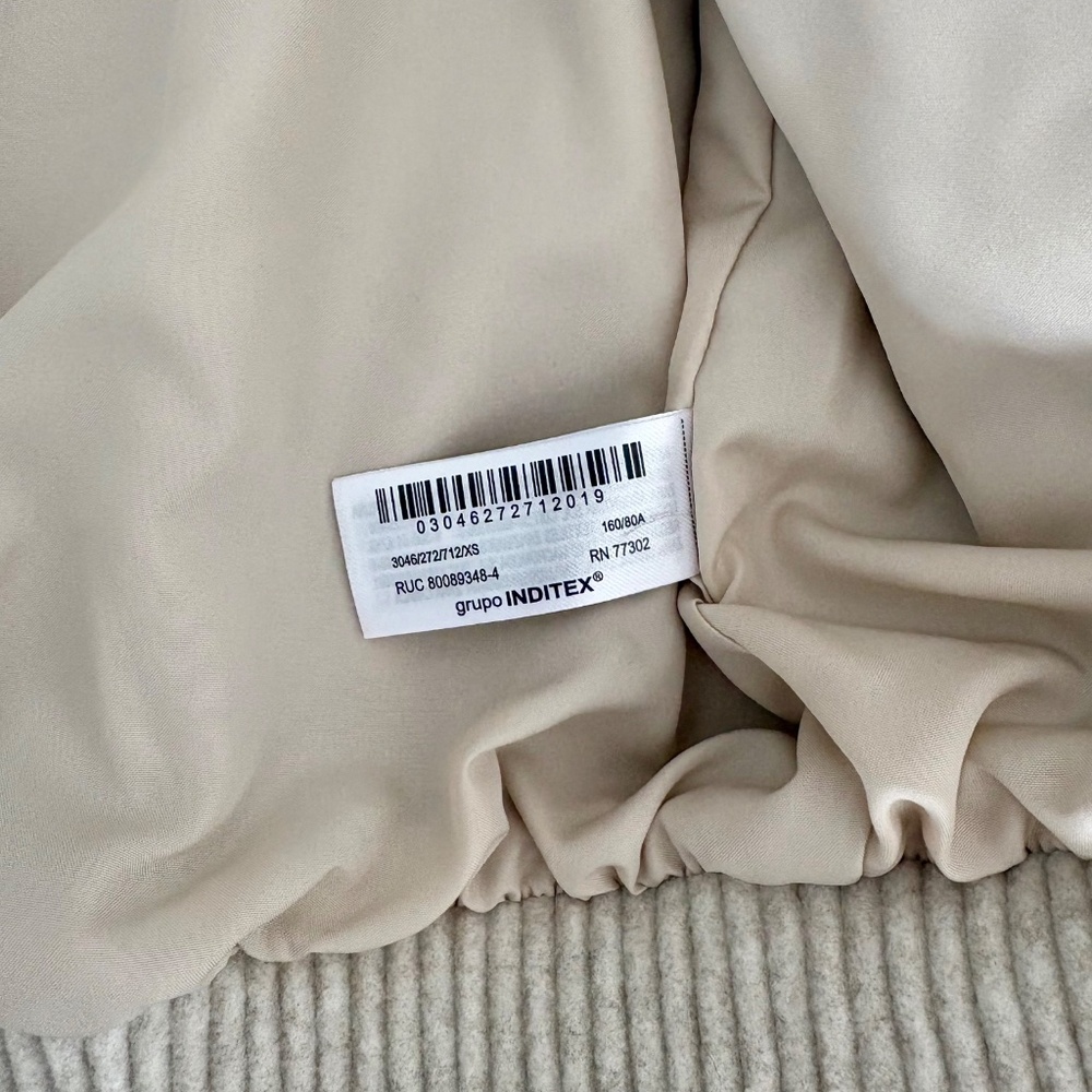 Women’s Wool Bomber Jacket Zara Size XS - Picture 2 of 4
